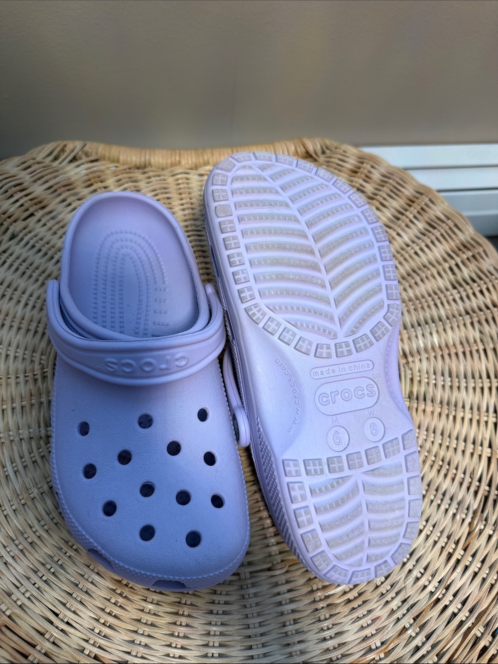 Lavender Crocs - Comfort Slip-On Shoe - Picture 4 of 5